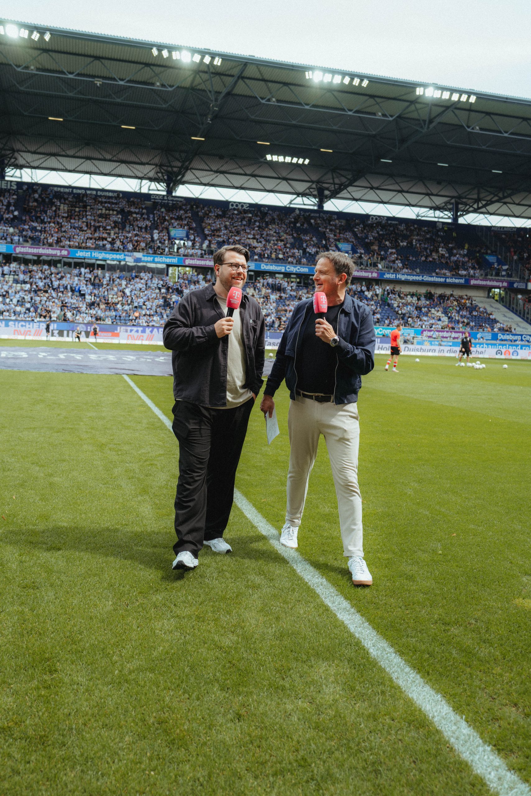 Mit Strassi beim MSV Duisburg